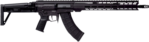 CMMG 86AD60BAB Dissent MK47 7.62x39mm 30+1 (2) 16.10", Black Armor, Side Charging Handle Rec, 15" M-Lok Handguard, Side Folding Stock, Zeroed Grip, Muzzle Brake, 60/90 Ambi Safety, Adj. Gas Block     