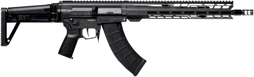 CMMG 86A7F0BAB Dissent MK47 7.62x39mm 30+1 (2) 14.30" P&W, Black Armor, Side Charging Handle Rec, 13.50" M-Lok Handguard, Side Folding Stock, Zeroed Grip, SVD Brake, 60/90 Ambi Safety, Adj. Gas Block 