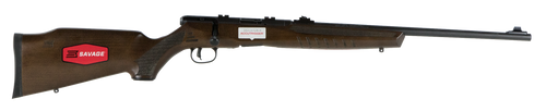 Savage Arms 70210 B Series G Full Size 22 LR 10+1 21" Matte Black Sporter Barrel, Matte Black Drilled & Tapped Carbon Steel Receiver, Satin Walnut Fixed Stock, Right Hand                              