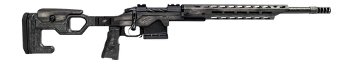 Fierce Firearms REPMT300PRC22DG Reaper MTN 2.0 300 PRC 22" Carbon Fiber Match Grade Threaded Barrel, Distressed Gray Cerakote Titanium Drilled & Tapped Receiver, M-LOK Handguard, Magnesium Folding Cha