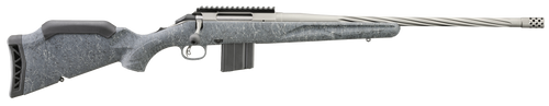 Ruger 46910 American II  Full Size 6mm ARC 10+1 20" Cobalt Cerakote Spiral Fluted Threaded Barrel & Alloy Steel Receiver w/Picatinny Rail, Gray Splatter Adj LOP Synthetic Stock                        