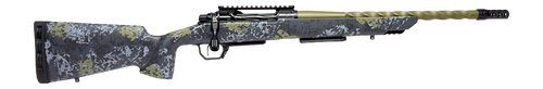 Horizon Firearms HRF-VE2-65CM-22R Venatic 2 6.5 Creedmoor 22" Sage Green Spiral Fluted Threaded Barrel, Black DLC Receiver w/Picatinny Rail, Arca Rail Forend, Artic Moss Iota EKO X Carbon Fiber Stock 
