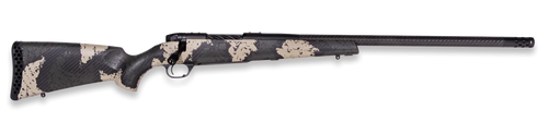 Weatherby MGS01N300PR4B Mark V Backcountry Guide 300 PRC 3+1 22" Carbon Fiber Fluted Threaded Barrel, Black Cerakote Steel Drilled & Tapped Receiver, Black w/Olive Green & Backpack Accents Fixed Peak 