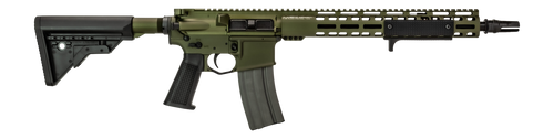 Griffin Armament MK1PATROLWHG-W MK1 Patrol 223 Wylde 30+1 14.50" Black Anodized Barrel, Warhawk Green Anodized Aluminum Receiver w/Picatinny Rail, M-LOK Handguard, Griffin Extreme Condition Black Poly