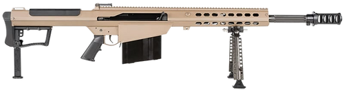 Barrett 18066 M107A1  50 BMG 20" 10+1 Flat Dark Earth Cerakote Flat Dark Earth Fixed with Sorbothane Recoil Pad Stock Black Polymer Grip                                                                