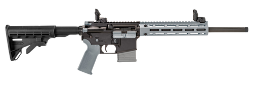 Tippmann Arms A101226 M4-22 LTE 22 LR 25+1 16" Black Parkerized Threaded Barrel, Matte Black Aluminum Receiver w/Picatinny Rail, Wolf Gray M-LOK Handguard Composite Forend, Black Polymer Stock, Gray G