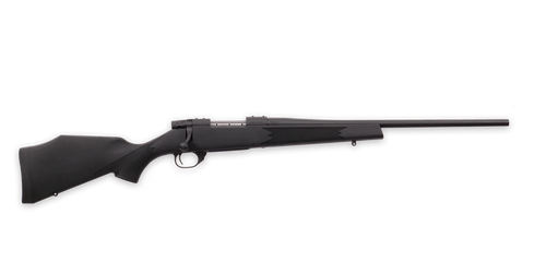 Weatherby VYT65CMR0T Vanguard Synthetic Compact 6.5 Creedmoor 4+1 20" Matte Blued 1 Threaded Barrel, Matte Blued Drilled & Tapped Steel Receiver, Black Adjustable Synthetic Stock                     