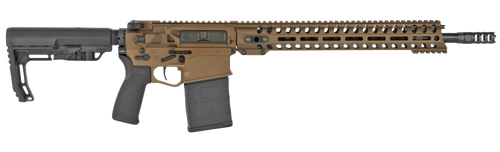 Patriot Ordnance Factory 01582 Revolution  308 Win,7.62x51mm NATO 16.50" 20+1 Bronze 6 Position MFT BMS Minimalist Stock                                                                                