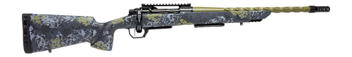 Horizon Firearms HRF-VE2-25CM-22R Venatic 2 25 Creedmoor 22" Sage Green Spiral Fluted Threaded Barrel, Black DLC Receiver w/Picatinny Rail, Arca Rail Forend, Artic Moss Iota EKO X Carbon Fiber Stock  