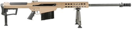 Barrett 18065 M107A1  50 BMG 29" 10+1 Flat Dark Earth Cerakote Flat Dark Earth Fixed with Sorbothane Recoil Pad Stock Black Polymer Grip                                                                