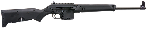 Kel-Tec SU16BLK SU-16 Sport Utility 5.56x45mm NATO Caliber with 18.50" Barrel, 10+1 Capacity, Black Metal Finish, Black Fixed Storage Compartment Stock Right Hand                                      