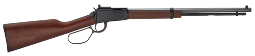 Henry H001TRP Small Game Rifle  22 LR Caliber with 16 LR/21 Short Capacity, 20" Barrel, Black Metal Finish & American Walnut Stock Right Hand (Full Size)                                               