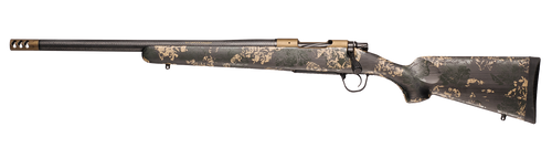 Christensen Arms 8010621300 Ridgeline FFT 300 Win Mag 3+1 22" Carbon Fiber/Threaded Barrel, Burnt Bronze Cerakote, Green with Black/Tan Accents Stock, Left Hand                                        
