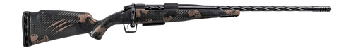 Fierce Firearms ROGSSX22CM20BT Twisted Rogue XP 22 Creedmoor 3+1 20" Black Cerakote Spiral Fluted Threaded Stainless Steel Barrel, Drilled & Tapped Receiver, BiPod Rail Forend, Trophy Camo LR Negative