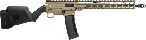CMMG 94AC80FCT Dissent BR4 *CA Compliant 9mm Luger 10+1 16.10" Black Nitride Threaded Barrel, Coyote Tan Cerakote Picatinny Rail Aluminum Receiver, Magpul SGA Black Polymer Stock                      