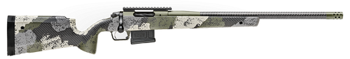 Springfield Armory BAW92265CMCFG 2020 WayPoint  6.5 Creedmoor 5+1 22" CF Evergreen Camo Hybrid Profile w/M-LOK Stock Mil-Spec Green Cerakote Right Hand                                                 