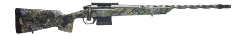 Horizon Firearms HFR-VNX-22CM-18L-P Vandal X 22 Creedmoor 18" Titanium Cerakote Spiral Fluted Threaded Barrel, Titanium Cerakote Receiver w/Picatinny Rail, Sagebrush Iota EKO X Carbon Fiber Stock, Rig