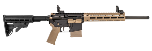 Tippmann Arms A101336 M4-22 LTE 22 LR 10+1 16" Black Parkerized Threaded Barrel, Matte Black Aluminum Receiver w/Picatinny Rail, FDE M-LOK Handguard, Composite Forend, Black Polymer Stock, FDE Gen2 Gr