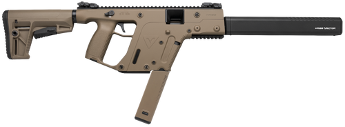 Kriss USA KV90CFD20 Vector CRB G2 9mm Luger 40+1 16" Black Nitride Threaded Barrel, Flat Dark Earth Picatinny Rail Aluminum Receiver, FDE Synthetic 6 Position Stock & Polymer Grip                     