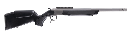 CVA CR4435S Cascade Takedown 243 Win 1rd 20" Matte Stainless Steel Threaded Barrel & Receiver w/Picatinny Rail, Black Synthetic Stock                                                                   