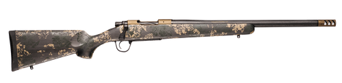 Christensen Arms 8010619600 Ridgeline FFT 270 Win 4+1 20" Carbon Fiber/Threaded Barrel, Burnt Bronze Cerakote, Green with Black/Tan Accents Stock                                                       