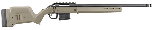 Ruger 26933 American Hunter 308 Win 5+1 20" Matte Black Threaded Barrel, Matte Black Steel Receiver w/Picatinny Rail Receiver, Flat Dark Earth Magpul Adjustable Hunter Synthetic Stock, Right Hand     