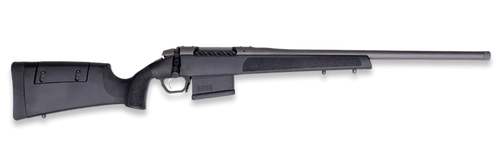 Weatherby 3WR047MMBROT 307 Range SF 7mm BC 5+1 20" Tungsten Cerakote Heavy Threaded Barrel, Tungsten Cerakote Drilled & Tapped Steel Receiver, Adj Cheek Piece & LOP Black Synthetic Stock              