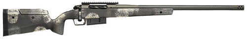 Springfield Armory BAW9247CFGA Model 2020 Waypoint 7mm Rem 3+1 24" Mil-Spec Green Cerakote Carbon Fiber Steel Barrel & Picatinny Rail Stainless Steel Receiver, Evergreen Camo Fixed Carbon Fiber Stock 