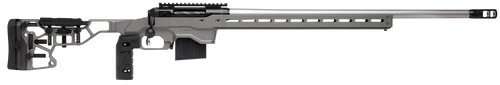 Savage Arms 57559 110 Elite Precision 300 Win Mag 5+1 30" Matte Stainless, Matte Black Rec, Gray Cerakote Adjustable MDT ACC Aluminum Chassis Stock (MB Not Included)                                   