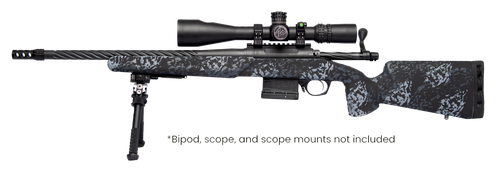 Horizon Firearms RF018S221814T17 Vandal Dark 2 22 Creedmoor 18" Black Fluted Threaded Barrel, Picatinny Rail Receiver, Arca Rail Forend, Textured Iota Carbon Fiber Stock                               