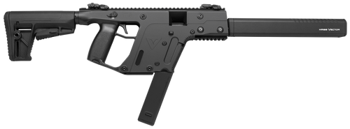 Kriss USA KV45CBL20 Vector CRB Gen2 45 ACP 30+1 16" Black Chrome Moly Barrel, Black Polymer Receiver, Black Synthetic 6 Position Collapsible Stock, Black Polymer Grip, Glock Compatible                