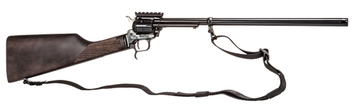 Heritage Mfg BR226B16-PIC Rough Rider Tactical Rancher Full Size 22 LR 6rd 16.12" Black Alloy Steel Barrel, Black Oxide Aluminum Receiver, Black Walnut Fixed Stock, Right Hand                         