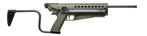 Kel-Tec R50GRN R50  5.7x28mm 50+1 16.10" Threaded Barrel, Green Receiver & Polymer Grip, Side-Folding Stock, Adjustable Sights, QD Sling Mount                                                          