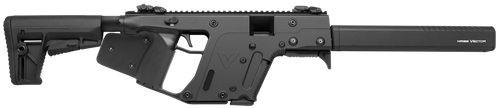 Kriss USA KV45CBL22 Vector CRB Gen2 *CA Compliant 45 ACP 10+1 Black Steel Barrel, Black Picatinny Rail Receiver, Fixed Black Synthetic Stock, Black California Paddle Grip, Glock Magazine Compatible   