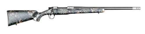 Christensen Arms 8010632200 Ridgeline FFT 7mm PRC 3+1 22" Carbon Fiber/Threaded Barrel, Burnt Bronze Cerakote Rec, Green with Black/Tan Accents Stock                                                   