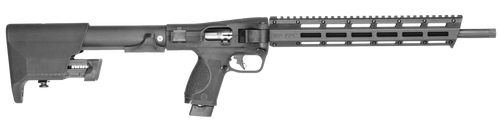 Smith & Wesson 14171 M&P FPC Folding 22 LR 20+1 16.25" Black Threaded Barrel, Black Polymer Receiver w/Picatinny Rail, M-LOK Handguard, Black Fixed Polymer Stock, Interchangeable Backstrap Grip       