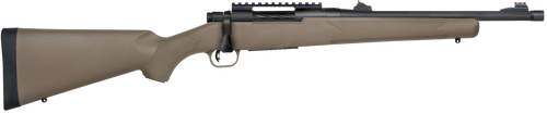 Mossberg 28051 Patriot  450 Bushmaster Caliber with 3+1 Capacity, 16.25" Threaded/Fluted Barrel, Matte Blued Metal Finish & Flat Dark Earth Synthetic Stock Right Hand (Full Size)                      