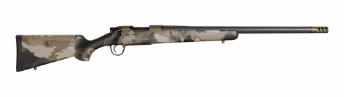 Christensen Arms 8010653000 Ridgeline FFT Full Size 7mm PRC 3+1 22" Carbon Fiber Threaded Barrel, Burnt Bronze Cerakote Steel Drilled & Tapped Receiver, Barren Dune Camo Fixed Carbon Fiber Stock      