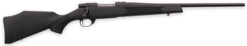 Weatherby VYT222RR0T Vanguard Synthetic Compact 22-250 Rem 5+1 20" Matte Blued 1 Threaded Barrel, Matte Blued Drilled & Tapped Steel Receiver, Black Adjustable Synthetic Stock                        