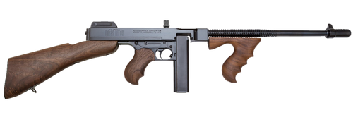 Thompson T1B14 1927A-1 Deluxe 45 ACP Caliber with 16.50" Barrel, 20+1 Capacity (Stick), Blued Metal Finish, Walnut Removable Fixed Stock & Wood Grip Right Hand                                         