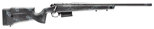 Bergara Rifles B14S754CF B-14 Crest 22-250 Rem 5+1 20" Sniper Gray Cerakote Fluted Barrel, Steel Receiver, Fixed Carbon Fiber Black & Gray Sponge Stock                                                 