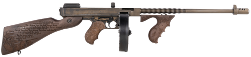 Thompson T150DC6 1927A-1 Bonnie & Clyde .45 Cal 50+1 18" Finned Barrel, Aluminum Receiver Fixed Stock                                                                                                   