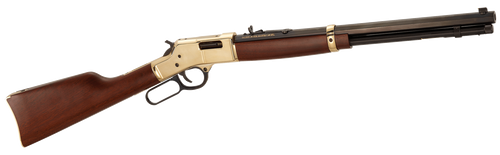 Henry H006M327 Big Boy Classic Full Size 327 Federal Mag 10+1 20" Blued Octagon Barrel, Polished Brass Receiver, American Walnut Stock Right Hand                                                       