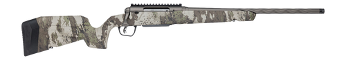 Savage Arms 33210 Axis 2 Pro 6mm ARC 4+1 20" Gun Metal Bronze Cerakote Spiral Fluted Threaded Barrel & Receiver w/Picatinny Rail, Savage Woodland Camo Fixed w/Pistol Grip Synthetic Stock, Right Hand  