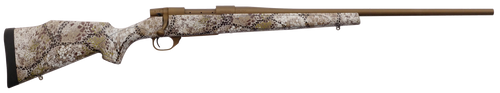 Weatherby VAP65PPR4T Vanguard Badlands 6.5 PRC 3+1 24"  Burnt Bronze Cerakote 2 Threaded Barrel, Drilled & Tapped Steel Receiver, Badlands Approach Camo Monte Carlo w/Raised Comb Synthetic Stock     