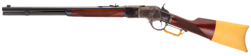 Taylors & Company 550239COM 1873 Comanchero 357 Mag Caliber with 10+1 Capacity, 18" Blued Barrel, Color Case Hardened Metal Finish & Walnut Straight Stock Right Hand (Full Size)                       