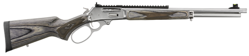 Marlin 70905 336  Full Size 30-30 Win 6+1 19.10" Polished Stainless Steel Threaded Barrel, Polished Stainless Steel Receiver, Fixed Gray Laminate Stock                                                 