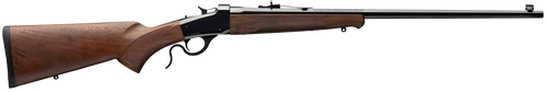 Winchester Repeating Arms 524100170 Model 1885 Low Wall Hunter Full Size 17 HMR 1rd 24" Brushed Polish Blued Octagon Barrel, Brushed Polish Blued Drilled & Tapped Steel Receiver, Satin Walnut Fixed Wo