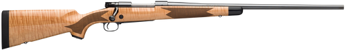 Winchester Repeating Arms 535218220 Model 70 Super Grade 308 Win Caliber with 5+1 Capacity, 22" Barrel, High Polished Blued Metal Finish & Gloss AAA Maple Stock Right Hand (Full Size)                 