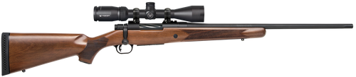 Mossberg 28058 Patriot  7mm-08 Rem Caliber with 5+1 Capacity, 22" Fluted Barrel, Matte Blued Metal Finish & Walnut Stock Right Hand (Full Size) Includes Vortex Crossfire II 3-9x40mm Scope             